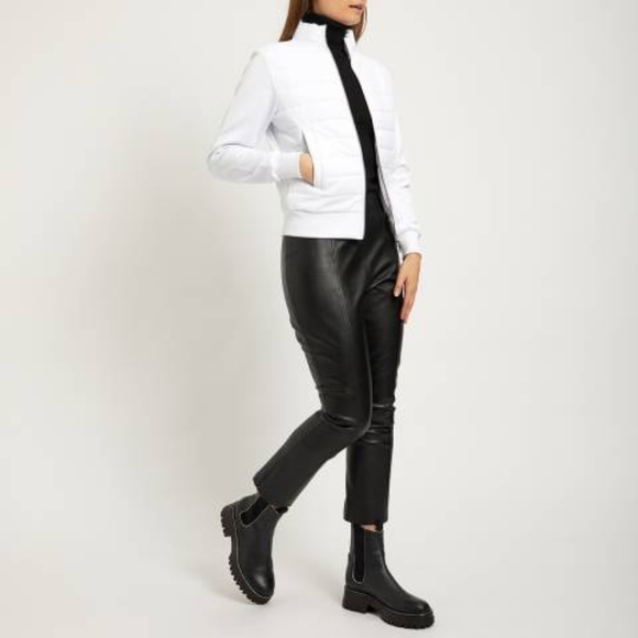 NWT REISS | Evina Mixed Media Lightweight PufferJacket - Picture 3 of 4